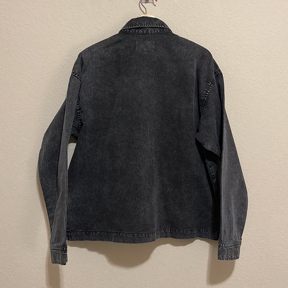 CARHARTT WIP Women's Sonora Shirt Jacket | Black (worn washed) - Picture 9 of 9